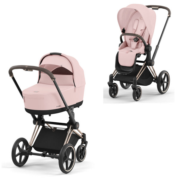 Cybex PRIAM Kombikinderwagen Rosegold Peach Pink